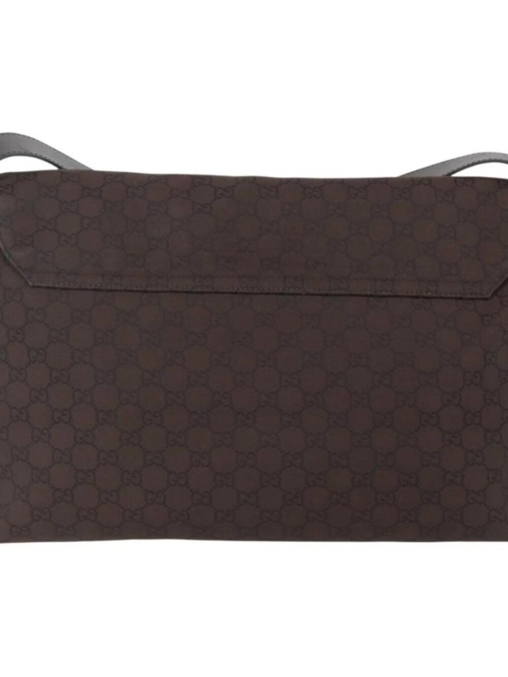 GUCCI GG Canvas Shoulder Bag Brown Silver 272350 Auth ka1322 - Picture 3 of 16